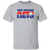 Vintage-style New Orleans Sunbelt Nets WTT T-shirt with retro 1970s team logo graphic in sport grey