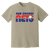Vintage-style New Orleans Sunbelt Nets WTT T-shirt with retro 1970s tennis team logo graphic in sandstone