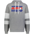 New Orleans Sunbelt Nets WTT Tennis Athletic Fleece Hoodie in Charcoal Heather/White
