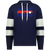 New Orleans Sunbelt Nets WTT Tennis Athletic Fleece Hoodie in Navy/White