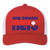Vintage x World Team Tennis trucker cap with seamless 5-panel front and retro logo in red/white