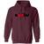 Vintage New York Apples pullover hoodie featuring vintage WTT tennis team logo in maroon