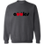 Retro New York Apples crewneck pullover sweatshirt featuring vintage WTT tennis team logo in dark heather