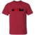 Vintage-style New York Apples WTT T-shirt with retro 1970s team logo graphic in cardinal red