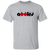 Vintage-style New York Apples WTT T-shirt with retro 1970s team logo graphic in sport grey