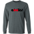 Retro New York Apples long sleeve shirt featuring vintage WTT tennis team logo in dark heather