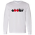 Retro New York Apples long sleeve shirt featuring vintage WTT tennis team logo in white