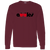 Retro New York Apples long sleeve shirt featuring vintage WTT tennis team logo in maroon