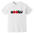 Vintage-style  WTT New York Apples T-shirt with retro 1970s tennis team logo graphic in white