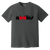 Vintage-style  WTT New York Apples T-shirt with retro 1970s tennis team logo graphic in graphite