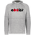 New York Apples WTT Tennis Performance Fleece Hoodie in Athletic Grey