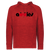 New York Apples WTT Tennis Performance Fleece Hoodie in Scarlet Red