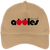 Vintage x World Team Tennis twill cap with seamless 5-panel front and retro logo in khaki