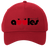 Vintage x World Team Tennis twill cap with seamless 5-panel front and retro logo in red
