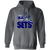 Vintage New York Sets pullover hoodie featuring vintage WTT tennis team logo in dark heather