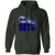 Vintage New York Sets pullover hoodie featuring vintage WTT tennis team logo in forest green