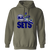 Vintage New York Sets pullover hoodie featuring vintage WTT tennis team logo in military green