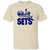 Vintage-style New York Sets WTT T-shirt with retro 1970s team logo graphic in natural