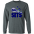 Retro New York Sets long sleeve shirt featuring vintage WTT tennis team logo in dark heather