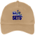 Vintage New York Sets World Team Tennis twill cap with seamless 5-panel front and retro logo in khaki