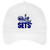 Vintage New York Sets World Team Tennis twill cap with seamless 5-panel front and retro logo in white