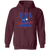 Retro Philadelphia Freedoms pullover hoodie featuring vintage WTT tennis team logo in maroon