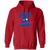 Retro Philadelphia Freedoms pullover hoodie featuring vintage WTT tennis team logo in red