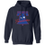 Retro Philadelphia Freedoms pullover hoodie featuring vintage WTT tennis team logo in navy