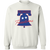 Retro Philadelphia Freedoms crewneck pullover sweatshirt featuring vintage WTT tennis team logo in white