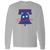 Retro Philadelphia Freedoms long sleeve shirt featuring vintage WTT tennis team logo in sport grey