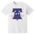 Vintage-style Philadelphia Freedoms WTT T-shirt with retro 1970s tennis team logo graphic in white
