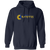 Retro Phoenix Racquets pullover hoodie featuring vintage WTT tennis team logo in navy
