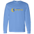Retro Phoenix Racquets long sleeve shirt featuring vintage WTT tennis team logo in Carolina blue