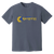 Vintage-style Phoenix Racquets WTT T-shirt with retro 1970s tennis team logo graphic in denim