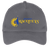 Vintage Phoenix Racquets World Team Tennis twill cap with seamless 5-panel front and retro logo in charcoal grey