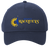 Vintage Phoenix Racquets World Team Tennis twill cap with seamless 5-panel front and retro logo in navy