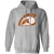Retro Phoenix Sunsets pullover hoodie featuring vintage WTT tennis team logo in sport grey