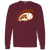 Retro Phoenix Sunsets long sleeve shirt featuring vintage WTT tennis team logo in maroon