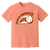 Vintage-style Phoenix Sunsets WTT T-shirt with retro 1970s tennis team logo graphic in terracotta