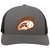 Vintage x World Team Tennis trucker cap with seamless 5-panel front and retro logo in graphite/black
