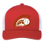 Vintage x World Team Tennis trucker cap with seamless 5-panel front and retro logo in red/white