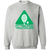 Retro Pittsburgh Triangles crewneck pullover sweatshirt featuring vintage WTT tennis team logo in sport grey