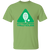 Vintage-style Pittsburgh Triangles WTT T-shirt with retro 1970s team logo graphic in kiwi