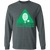 Retro Pittsburgh Triangles long sleeve shirt featuring vintage WTT tennis team logo in heather grey