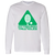 Retro Pittsburgh Triangles long sleeve shirt featuring vintage WTT tennis team logo in white