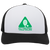 Pittsburgh Triangles World Team Tennis trucker cap with seamless 5-panel front and retro logo in white/black