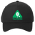 Vintage Pittsburgh Triangles World Team Tennis twill cap with seamless 5-panel front and retro logo in black