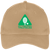 Vintage Pittsburgh Triangles World Team Tennis twill cap with seamless 5-panel front and retro logo in khaki