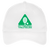Vintage Pittsburgh Triangles World Team Tennis twill cap with seamless 5-panel front and retro logo in white
