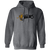 Retro San Diego Friars pullover hoodie featuring vintage WTT tennis team logo in dark heather